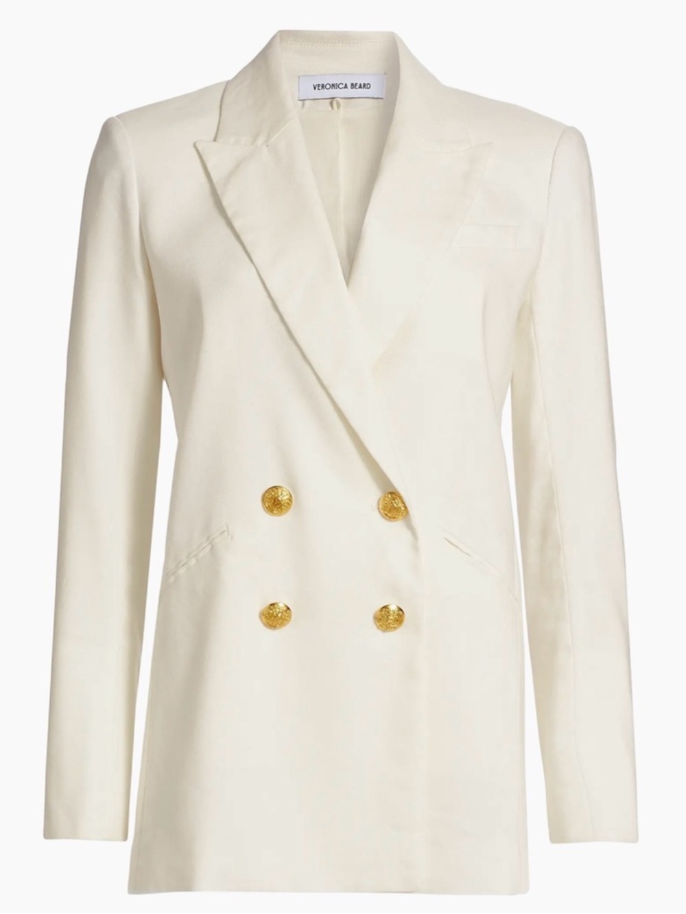 NEW WITH TAGS: Veronica Beard Cream Dale Dickey Blazer Jacket - Size 2 - Picture 9 of 12
